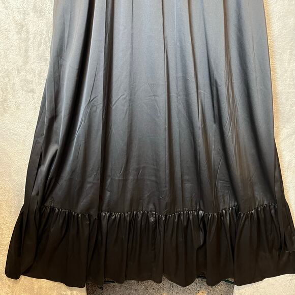 Belle Badgley Mischka Gemma Halter Neck Sleeveless Tie Waist Tiered Gown Size 4 - Picture 8 of 8